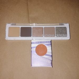 Natasha denona ayana palette & urban decay single shadow NEW